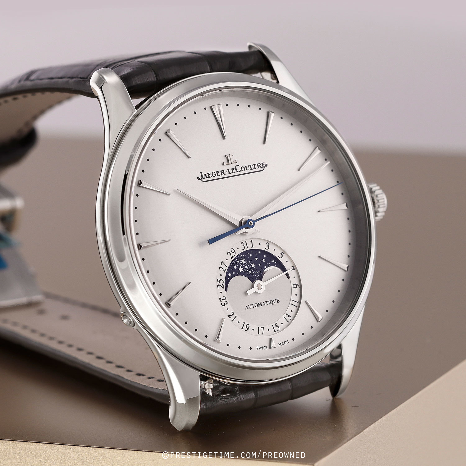 Preowned Jaeger LeCoultre Master Ultra Thin Moon 39mm 1368430